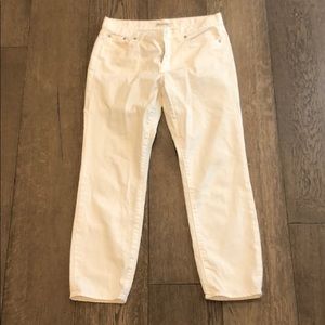 Madewell white jenas!